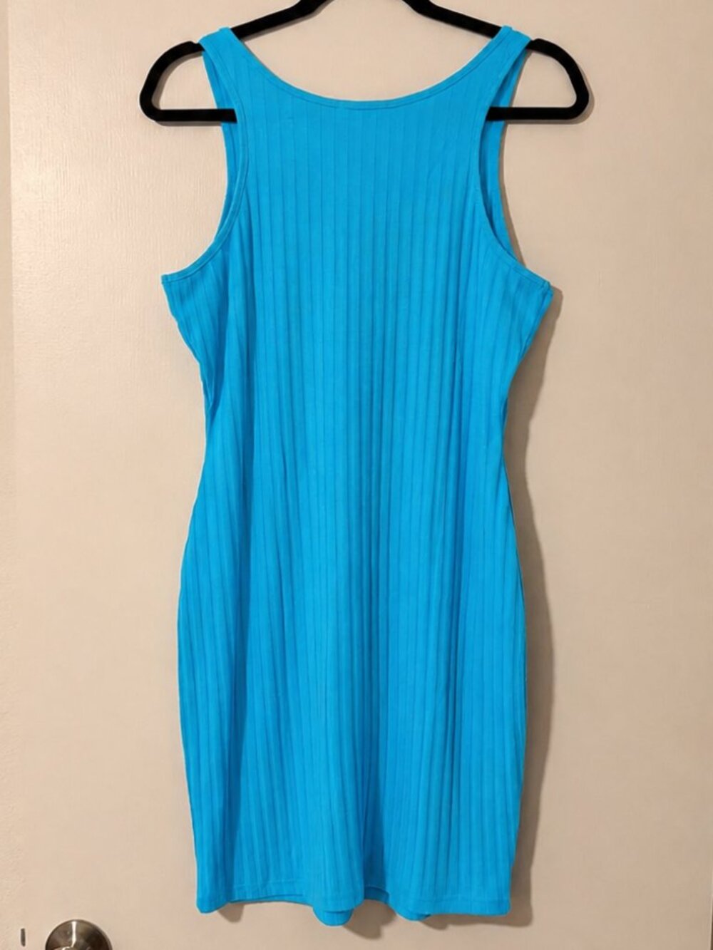 VENUS Ribbed Henley Dress Large - Picture 4 of 5